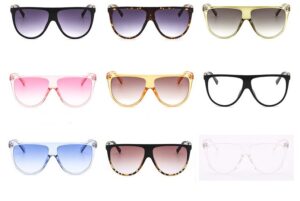 Sunglasses Women Gradient Lens Sun Glasses Women Full Frame Shades Glasses Ladies Unisex - Image 4