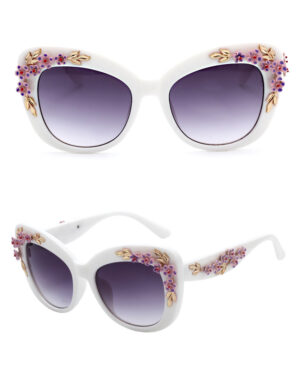 Women Sunglasses Flower - Image 8